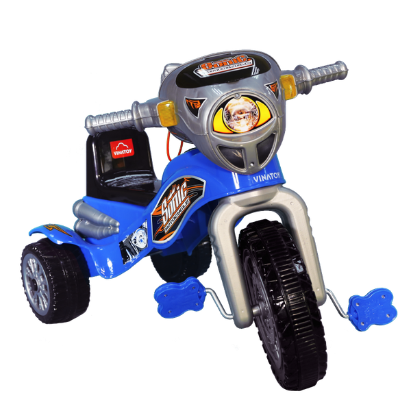  Xe 3 Bánh Nhựa Chợ Lớn Super Harley - M1787A-X3B 