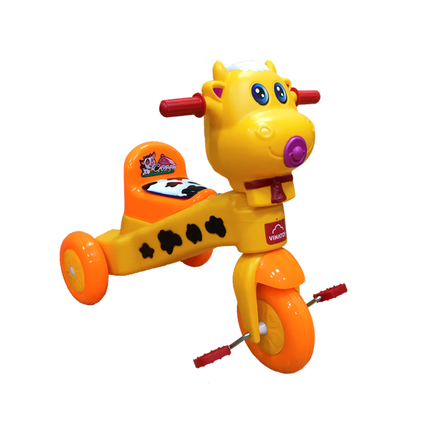  Xe 3 Bánh Nhựa Chợ Lớn L7 Con Bò - M1766-X3B 