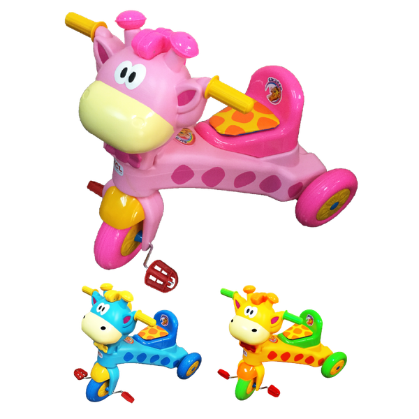  [Hot] Xe 3 Bánh Nhựa Chợ Lớn L7 Hươu Vui Vẻ - M1763-X3B 