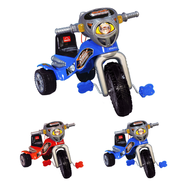  Xe 3 Bánh Nhựa Chợ Lớn Super Harley - M1787A-X3B 