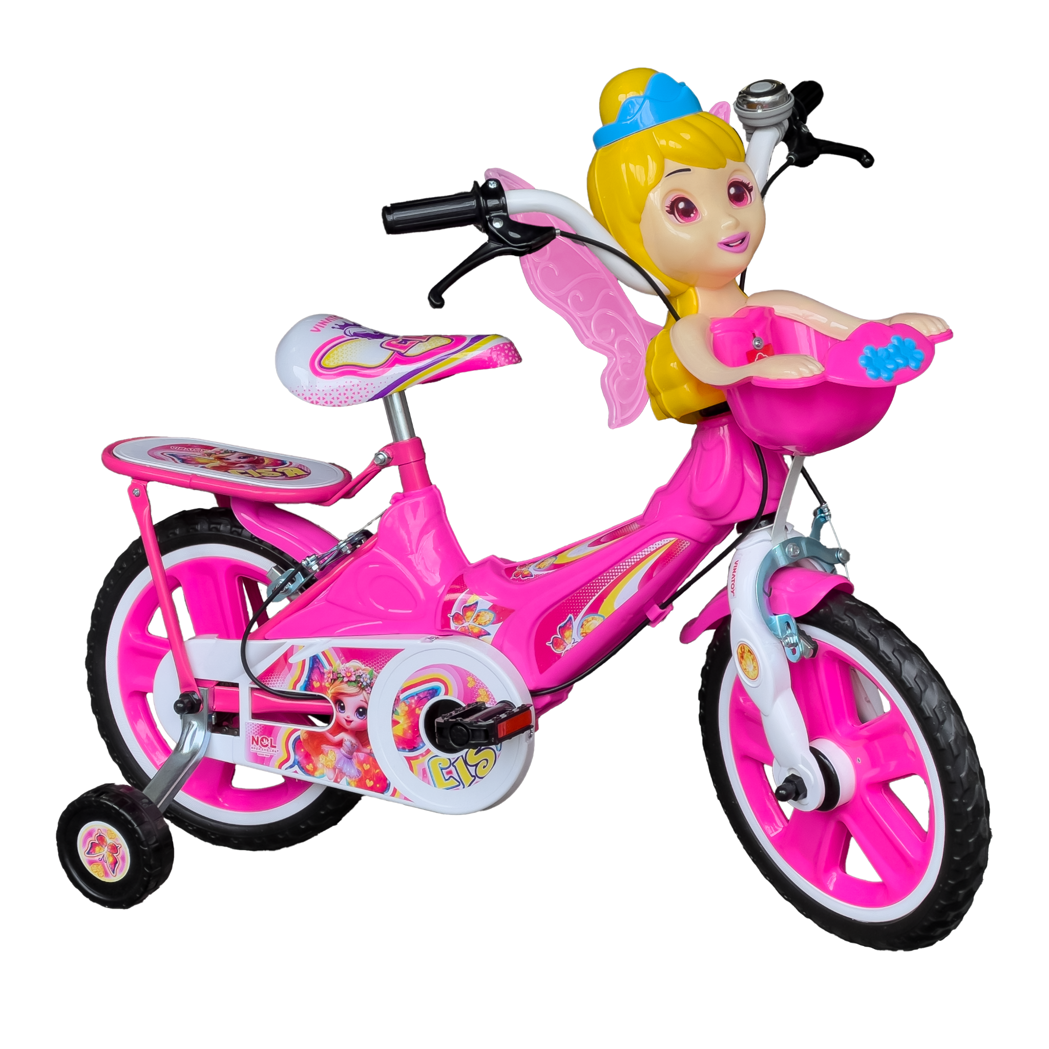  [ New] [Hot] XE ĐẠP TRẺ EM 12INCH K129 CÔNG CHÚA LISA VINATOY (CÓ ĐÈN, CÓ NHẠC) I M1959 - X2B 