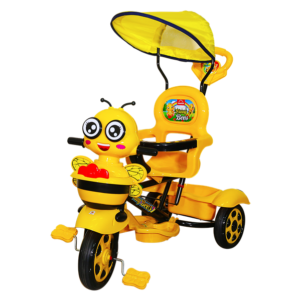  Xe 3 Bánh Nhựa Chợ Lớn L10 Chú Ong BH (Có nhạc) - M1827B-X3B 