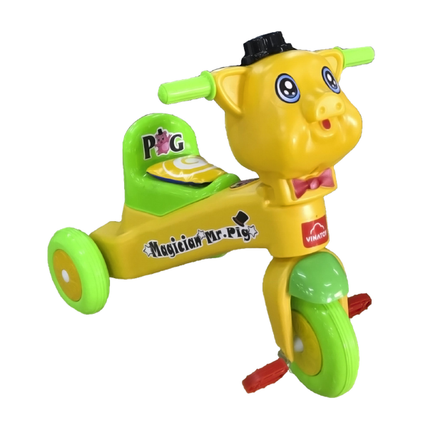  Xe 3 Bánh Nhựa Chợ Lớn L7 Con Heo - M1767-X3B 