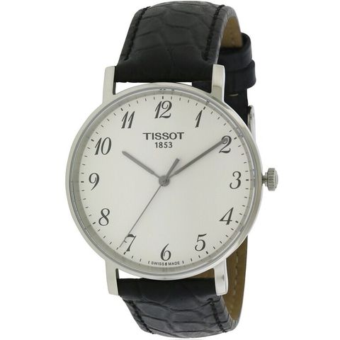 T-Classic Everytime Leather Unisex Watch T1094101603200