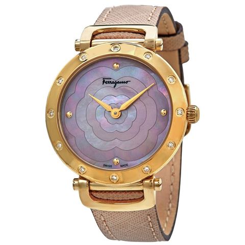 Style Pink Mother of Pearl Dial Ladies Watch SFDM00318