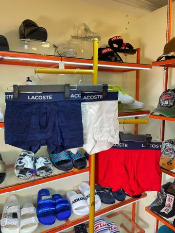 Set 3 Quần Lót Lacoste Xanh Đỏ Trắng - New - 5H768651