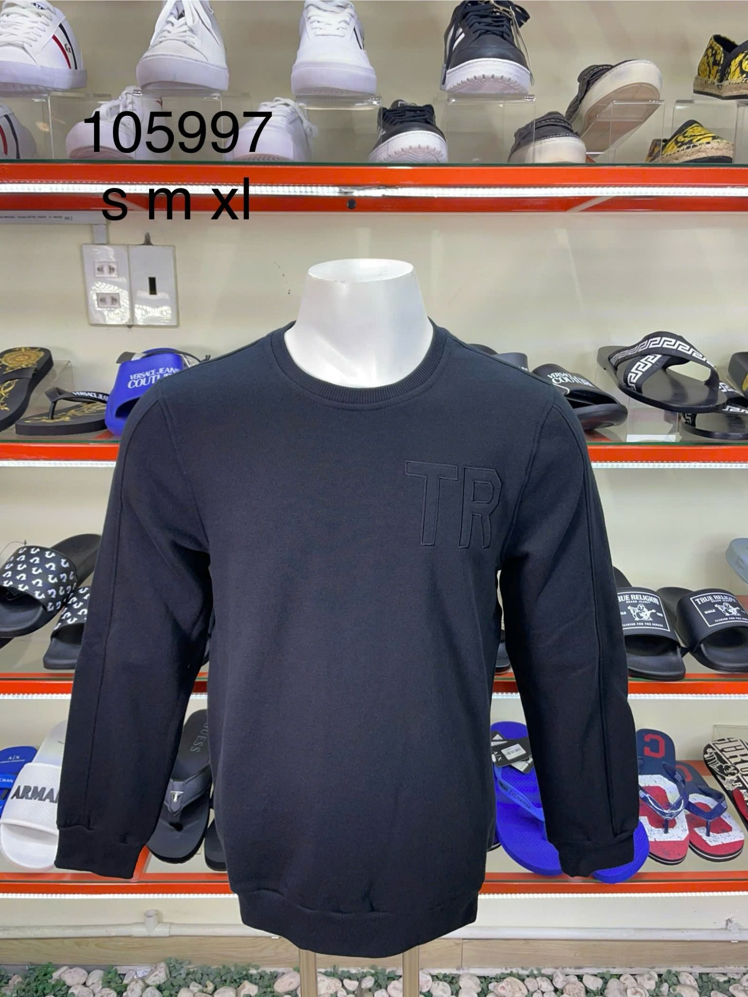 Áo Sweater Đen True Religion - New - 105997 - TA04