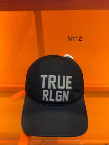 Nón Đen Chữ Trắng True Religion - Si - N112