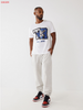 Áo Thun True Religion  Đen Hình TR Xanh Trắng - New - 106309