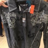 Áo Sơ Mi Tay Dài Xám Roar - Si - A064
