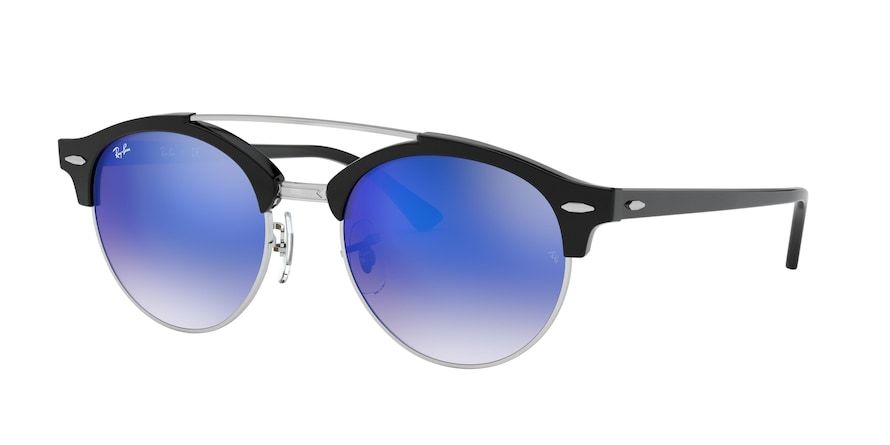 RAY-BAN RB4346 CLUBROUND DOUBLE BRIDGE