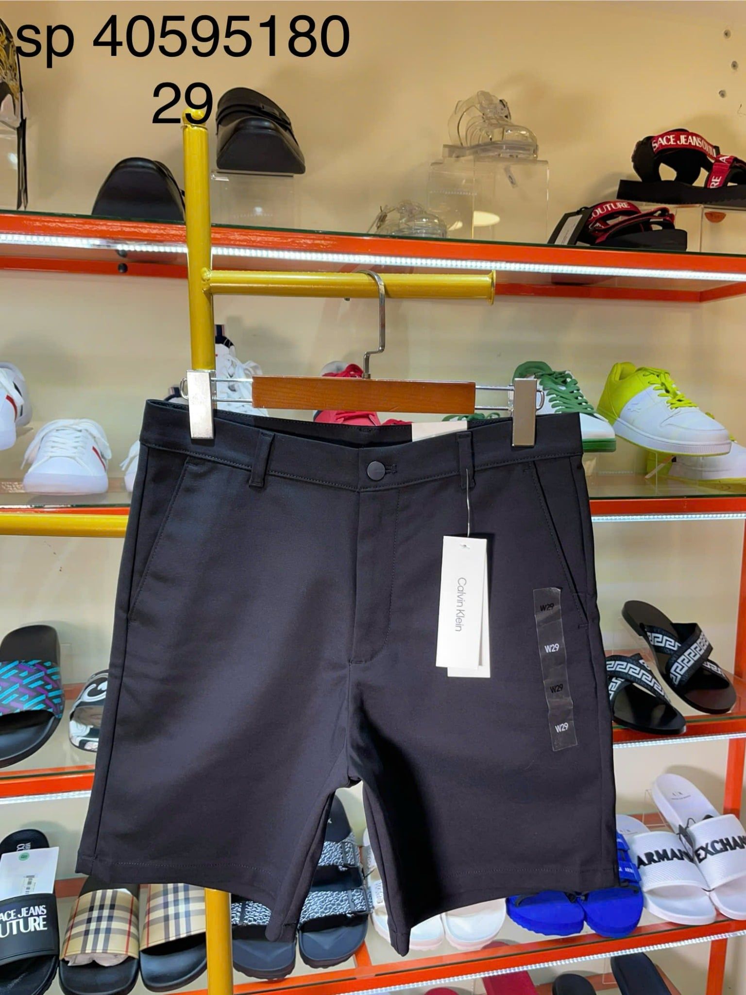 Quần Short CK Calvin Klein Đen - New - SP40591251 - TB01