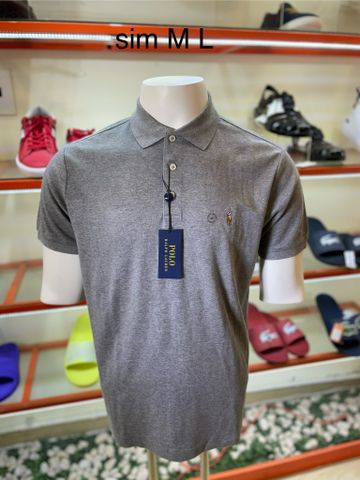 Áo PoLo Ralph Lauren Xám Đậm Slim Fit - New - 710832749018 - GB02