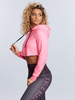 BODIED NEON CROP HOODIE 202857