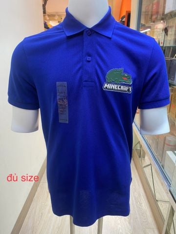 Áo Polo Xanh Dương Lacoste Minecraft - New - PH502651BDM - PD03