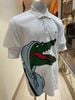 Áo Polo Lacoste Trắng In Cá Sấu To - New - PH041051WX5