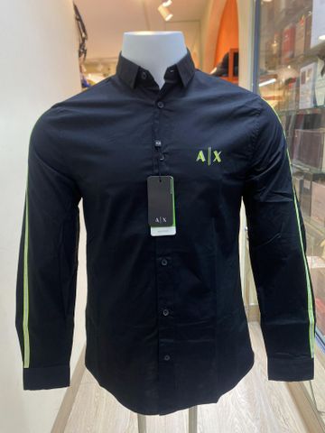 Áo Sơ Mi Tay Dài Đen A/X Armani Exchange - New - 3KZC17 ZNQFZ - GE03