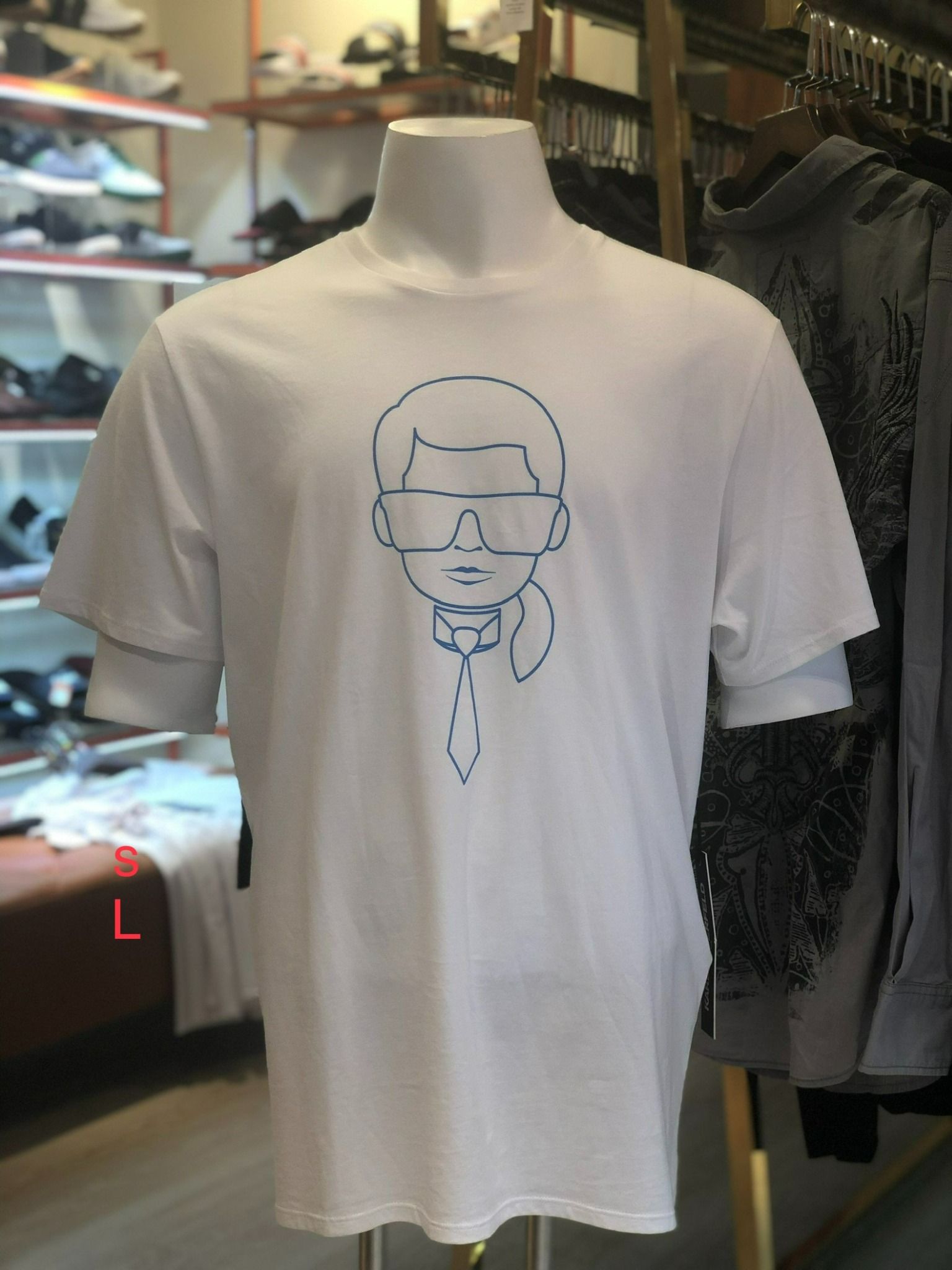 Áo Thun Trắng Karl Lagerfeld - New - LM1G2049