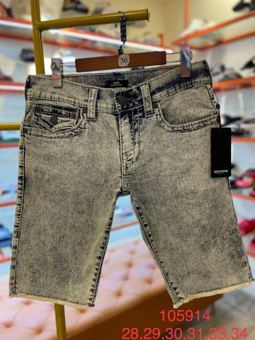 Quần Short Jean Xanh Nhạt True Religion - 105914 - TD02