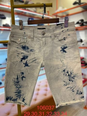 Quần short jean xanh nhạt True Religion - 106037 - TD02