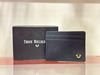 Ví Ngang True Religion Đen Logo Vàng - New - TRCARDCS01