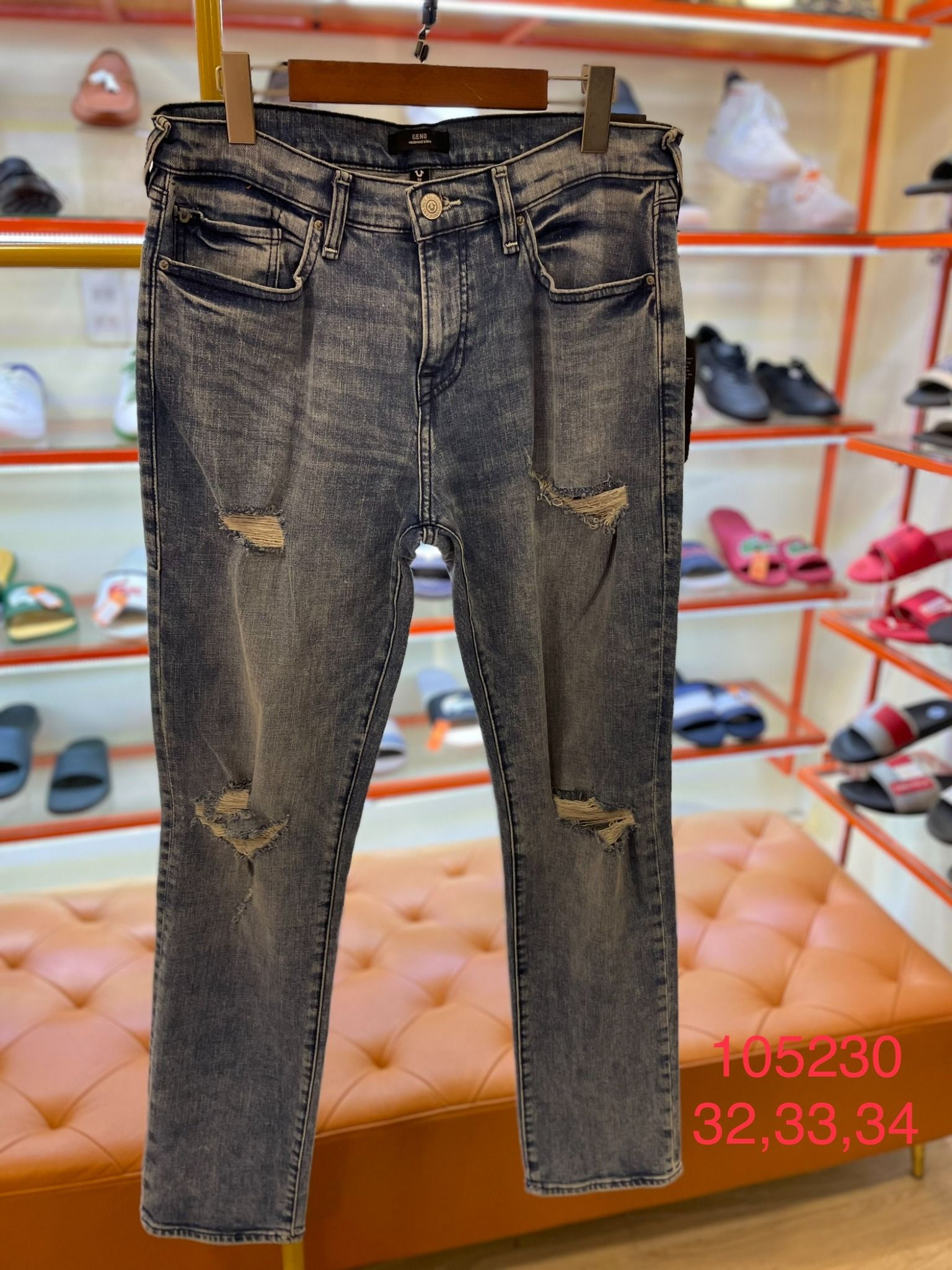 Quần Jean Dài Xanh True Religion - New - 105230 - TD03
