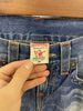 Quần Jean Dài Xanh Chỉ Vàng True Religion - Si - Q7