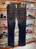 Quần Jean Dài Xanh Chữ Đính Hạt True Religion - Si - Q12