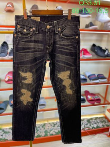 Quần Jean Dài Xanh True Religion - Si - Q33