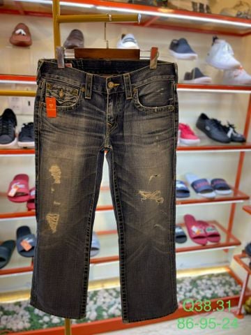 Quần Jean Dài Xanh True Religion - Si - Q38