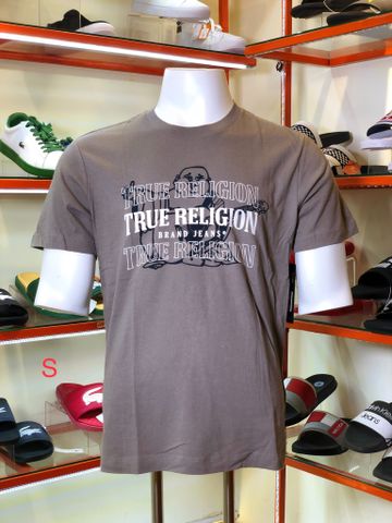 Áo Thun Xám True Religion Chữ - New - 106072