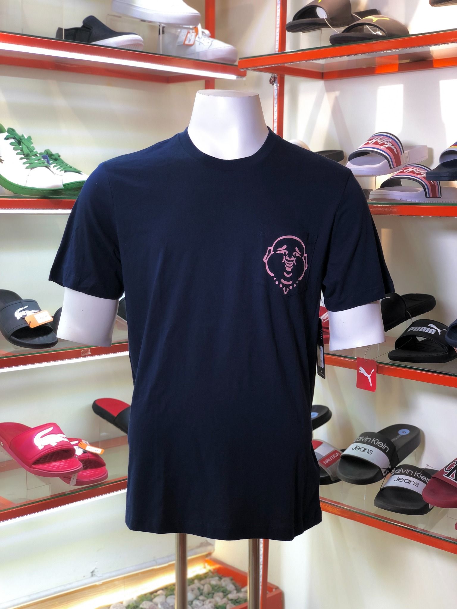 Áo Thun Xanh Navy True Religion - New - 106165