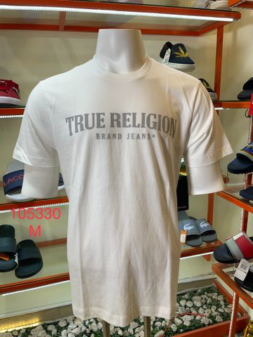 Áo Thun Trắng chữ xám True Religion - New - 105330 -TB02