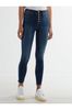 CAIA EXPOSED BUTTON JEAN 203122