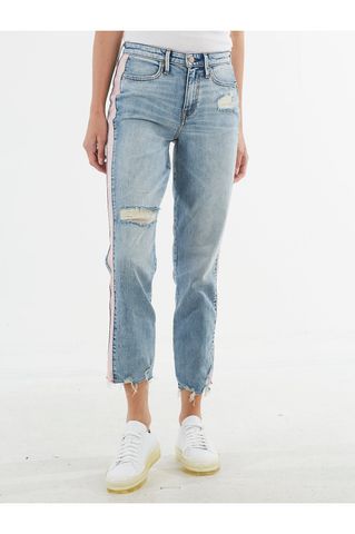 HIGH WAIST CROP STRAIGHT JEAN 203190