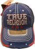 Nón Xanh Chữ Lông Xám True Religion - New - N44