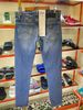 Quần Dài Jeans A/X Armani Exchange Xanh Đậm Logo Đen Nhám - New - 3RZJ14 Z2XXZ - GB01