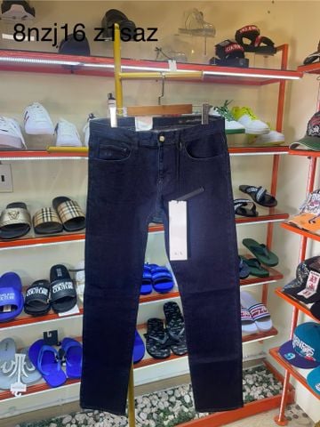 Quần Dài Jeans A/X Armani Exchange Xanh Đen Straight - New - 8NZJ16 Z1SAZ - GC01