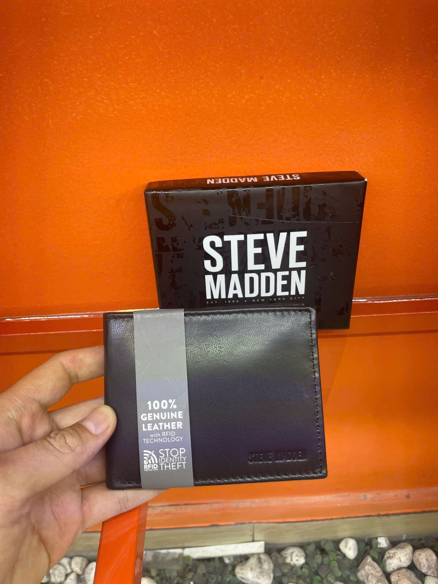 Ví Ngang Steve Madden Nâu Trơn - New - N80003/01RF
