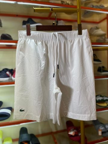 Quần Short Trắng Lacoste - New