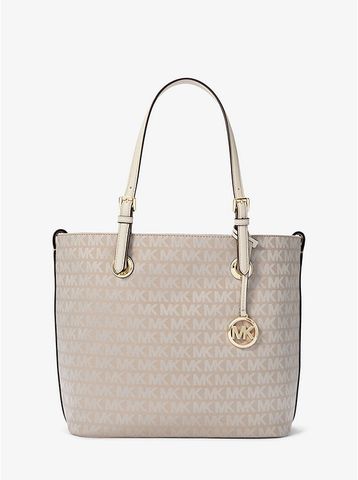 Jet Set Logo Jacquard Tote Bag 38T9YTTT3J