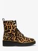 Haskell Leopard Calf Hair Combat Boot  40F9HSFE5H