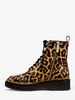 Haskell Leopard Calf Hair Combat Boot  40F9HSFE5H