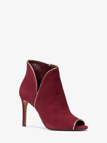 Harper Suede Open-Toe Ankle Boot 40R9HPHE5S