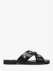 Glenda Studded Leather Slide Sandal 40T0GLFA4L