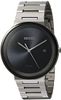 Essentials Black Dial Stainless Steel Men's Watch SNE479