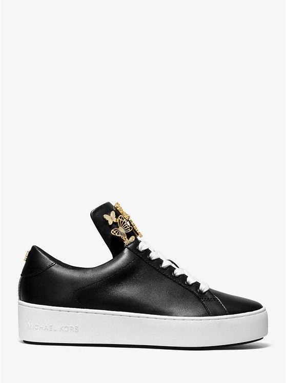 Mindy butterfly appliqué leather sneaker hotsell