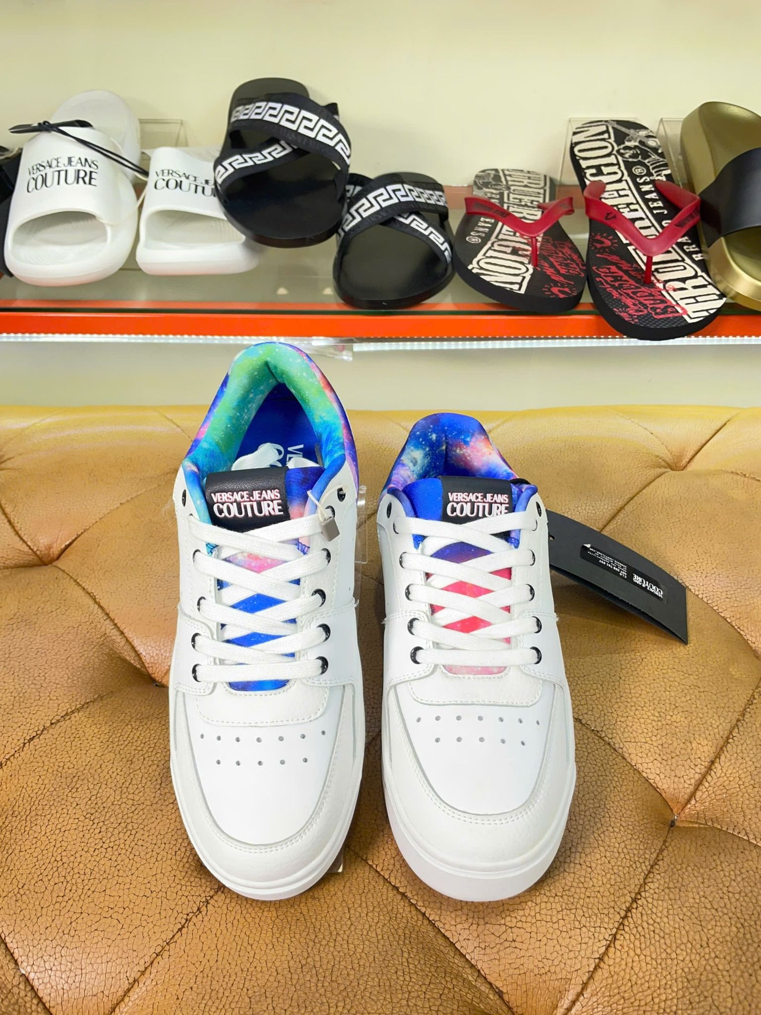 Giày Versace Trắng Galaxy - New - Y3YA3SJ6