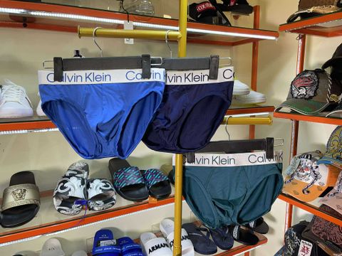 Set 3 Quần Lót Calvin Klein Xanh Đen Dương Lá - New - NP2743X310