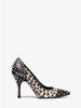 Gracie Leopard Calf Hair and Studded Leather Pump 46R0GAHP1H